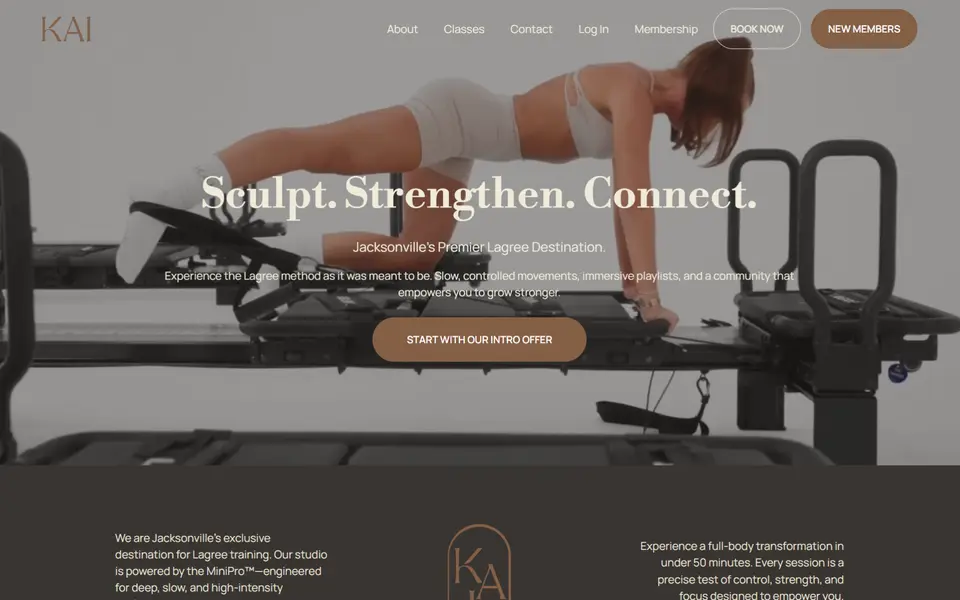 KAI Studios, homepage